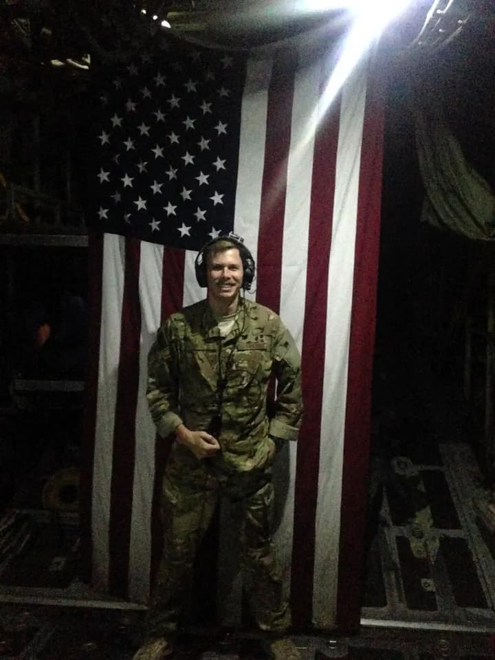 Justin Tyner in military uniform